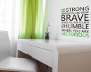 Be Strong Quotes Wall Decal Motivational Vinyl Art Stickers